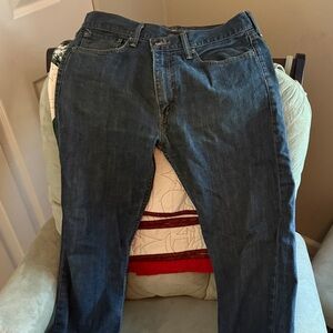 Levi 513 34x34 Men's Blue Jeans